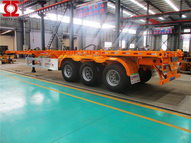 3άξονες Skeleton Semi Trailer