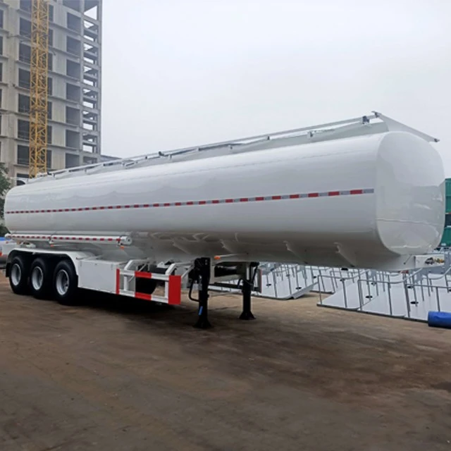 Προμηθευτής 3 αξόνων 45000litres Fuel Tanker Trailer