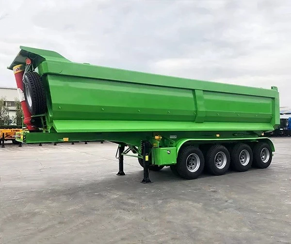 Υδραυλικός κύλινδρος U Type 3alxes End Rear Dump Truck Πωλείται