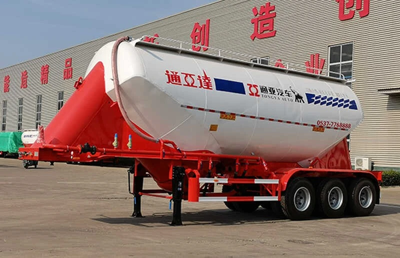 2 Compartment Powder Transport Semi Trailer