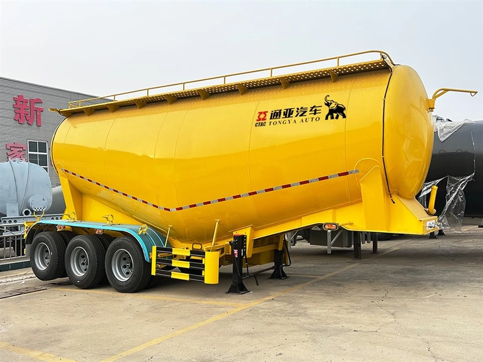3 Axle Powder Tanker Semi Trailer προς πώληση