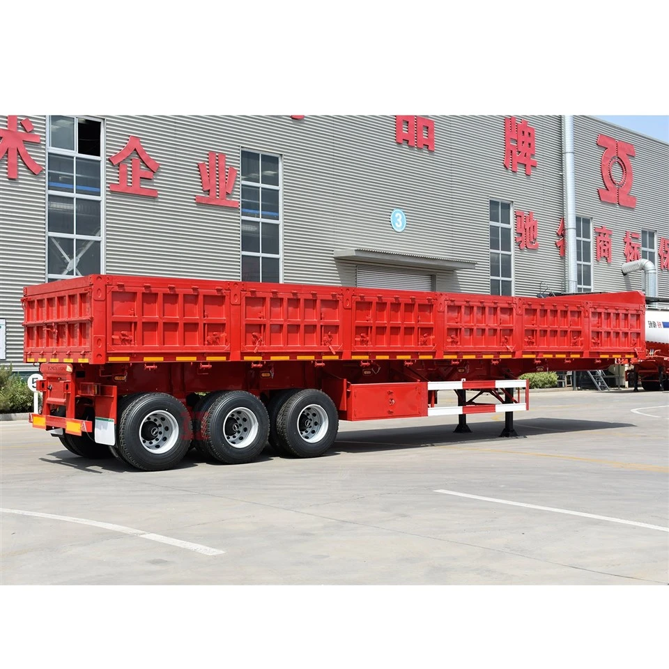 40T Side Dump Semi Trailer