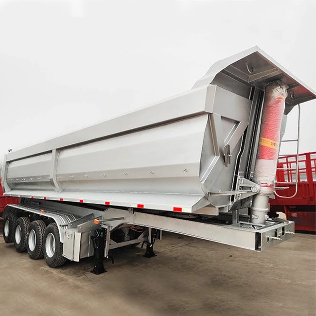 Εργοστάσιο Κίνας TONGYA Μάρκα U Shape Hyva Dump Trailer με κυλίνδρους προς πώληση