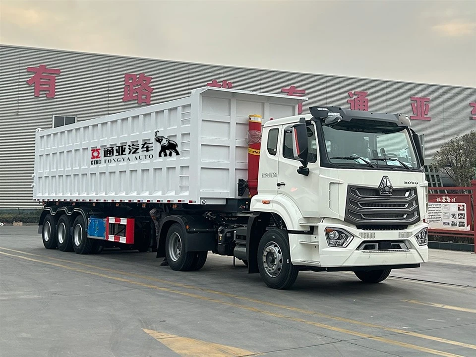 Dump Semi Trailer με υδραυλικό κύλινδρο