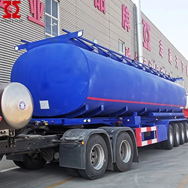 TONGYA Hot Sale 4 Axle Oil Liquid Fuel Tanker Trailers Tank Semi Trailer
