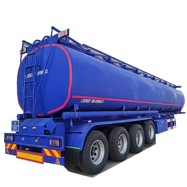 TONGYA Hot Sale 4 Axle Oil Tanker Trailers Liquid Fuel Tank Semi Trailer